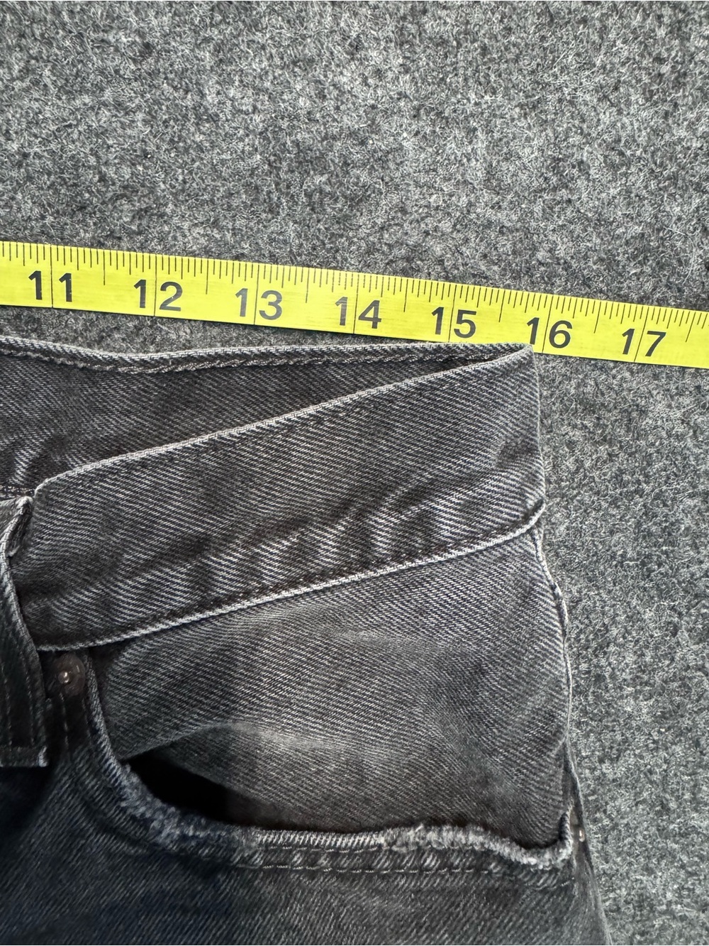 Levi’s Premium Middy Bootcut Ankle Jeans Play My Game Black Size 29 x 27 - Picture 7 of 8